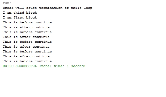 Difference Between Break Statement And Continue Statement Java