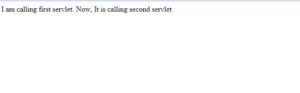 call one servlet from another