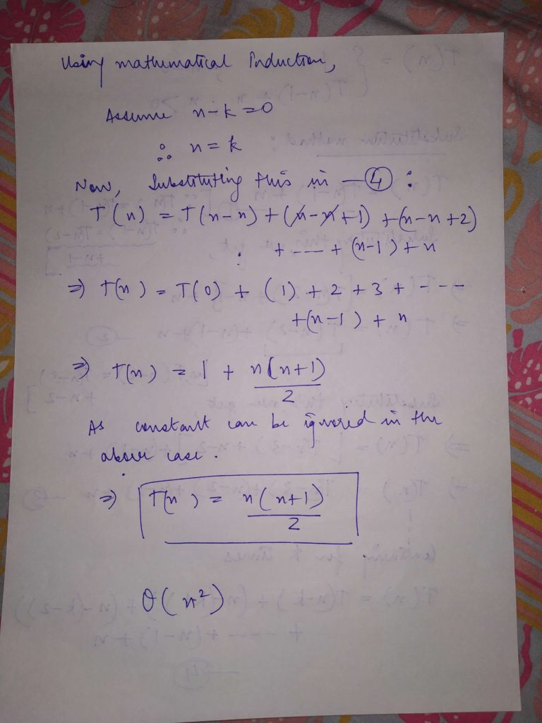 What Is Substitution Method In Daa